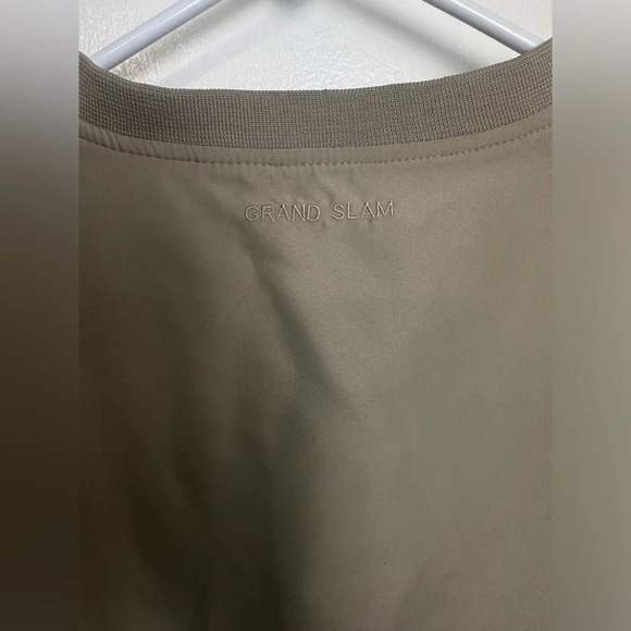 GRAND SLAM GOLF Mens Size LARGE V Neck Pullover Jacket Zip Sleeves Vest - Picture 7 of 12